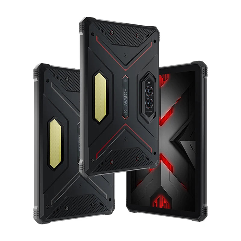 HOTWAV R9 Pro Rugged Tablet Android 14 11" FHD+ 20080mAh Pad 64MP Rear Camera 6GB 256GB Tablet PC With Super Camping light.