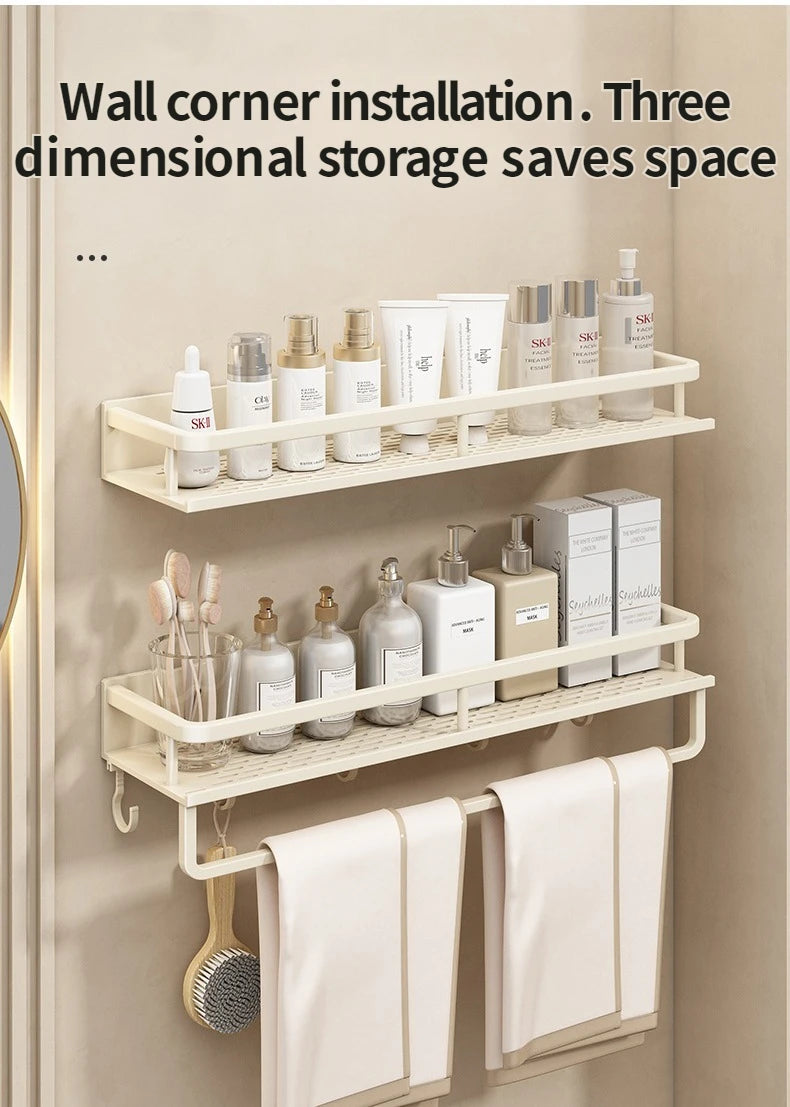 Gelb Weiß Eckregal Badezimmer Rack Regal Organizer Toilette Organizer Shampoo Rack Küche Lagerregal