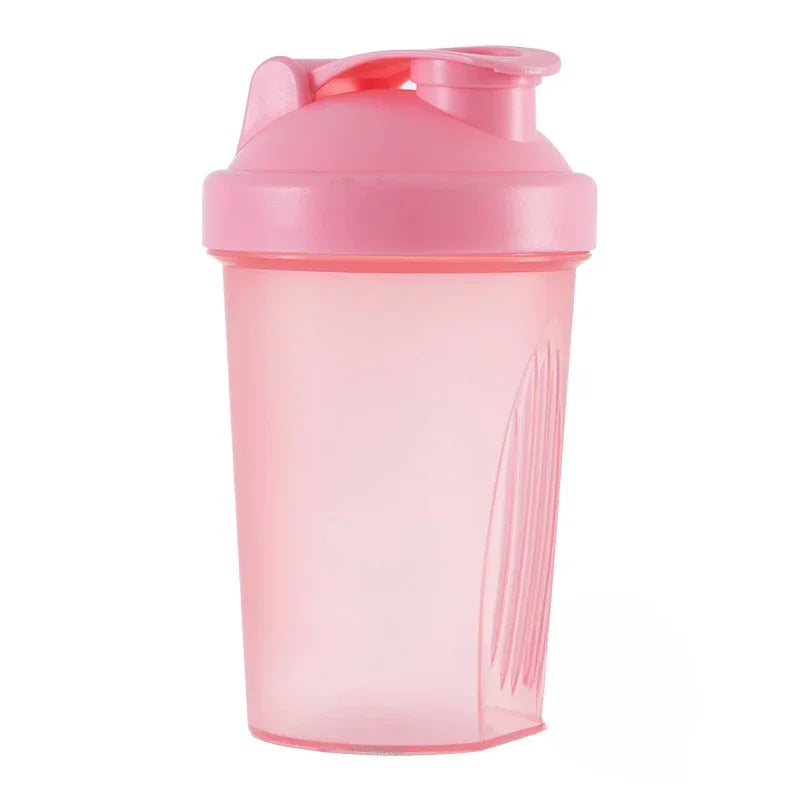 400ML Shaker Bottle with Stainless Ball BPA Free Plastic Protein Shakes Leakproof for Powder Workout Gym Sport.