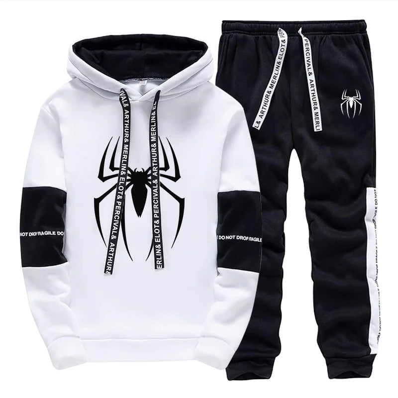 Hot Sales Men's Tracksuit Hooded Long Sleeves Casual Single Piece Sweatshirts Comfort Daily Single Piece Sweatpants Spring Autum.