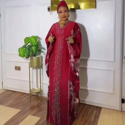 Abayas For Women Dubai Luxury 2025 African Muslim Fashion Dress Caftan Marocain Evening Party Dresses Boubou Robe Djellaba Femme.