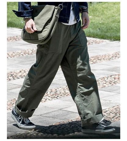 Bronson 1947 Model 838A OD7 Fatigue Utility Pants Men HBT OG-107 Baker Trousers