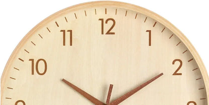 Wanduhr Wohnzimmer Zuhause Wandbehang Massivholz moderne einfache Uhr mittelalterliche Uhr Log Schlafzimmer Dekoration