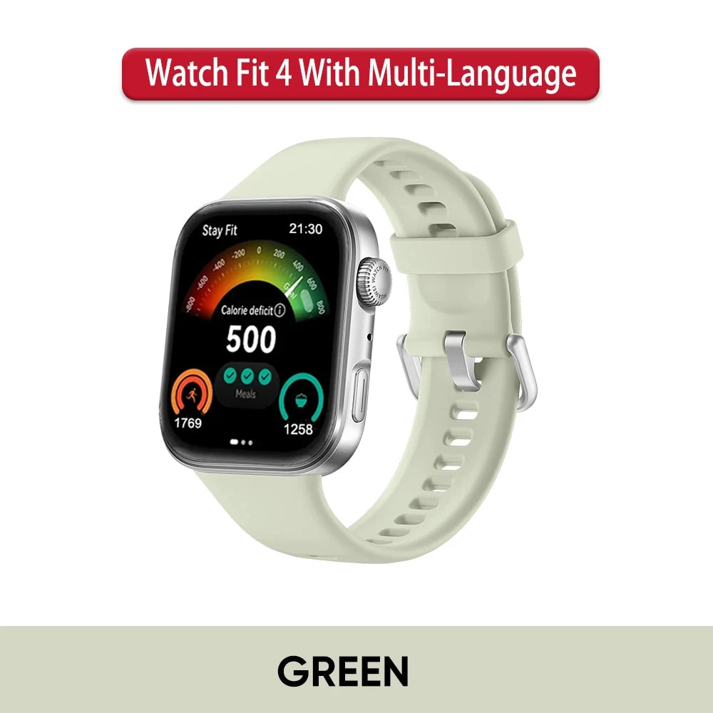 Original HUAWEI Watch FIT 4 Smartwatch,1.82-inch AMOLED Display, Bluetooth calling Health Monitoring Smart Watch.