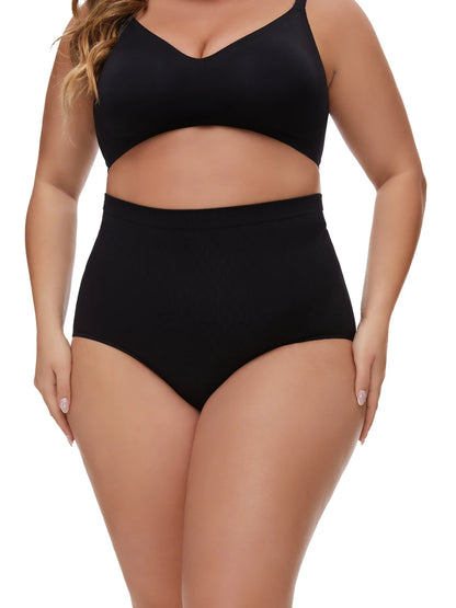 Plus size women's panties Seamless Shapewear shorts High waist belly lift body panties Plus size shapewear bottoms.
