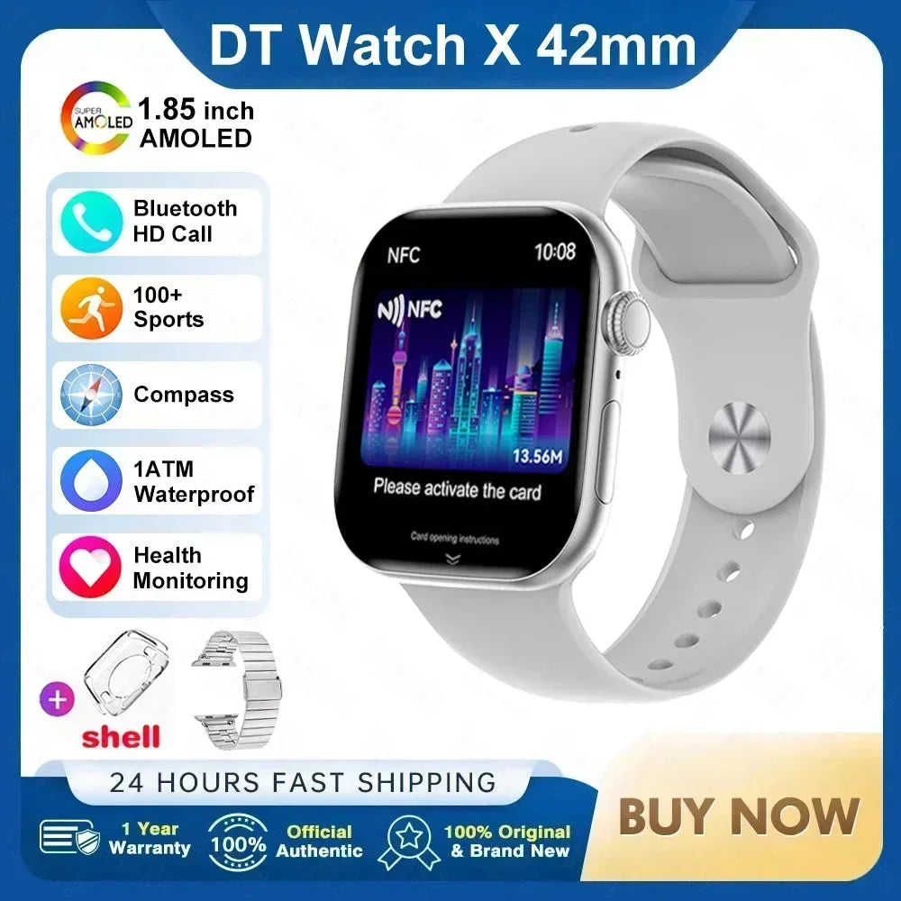 New Watch Series 10 Mini For Apple Watch 10 SmartWatch Men 3D Surround Music Video NFC Bluetooth call smartwatch For Android l0S