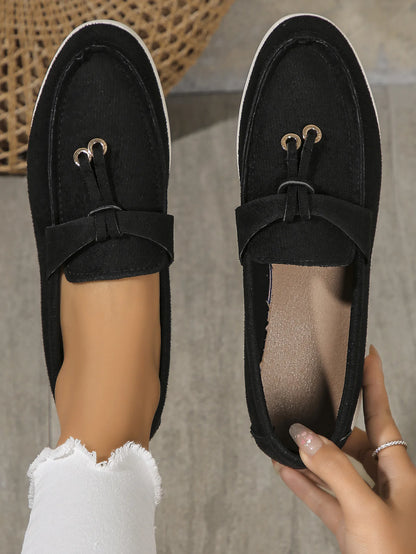 New Lefu Shoes Women's Soft Leather Retro Lazy Man Step on Thick Sole Flat Bottom Comfortable Single Shoe  Zapatos Para Niña.