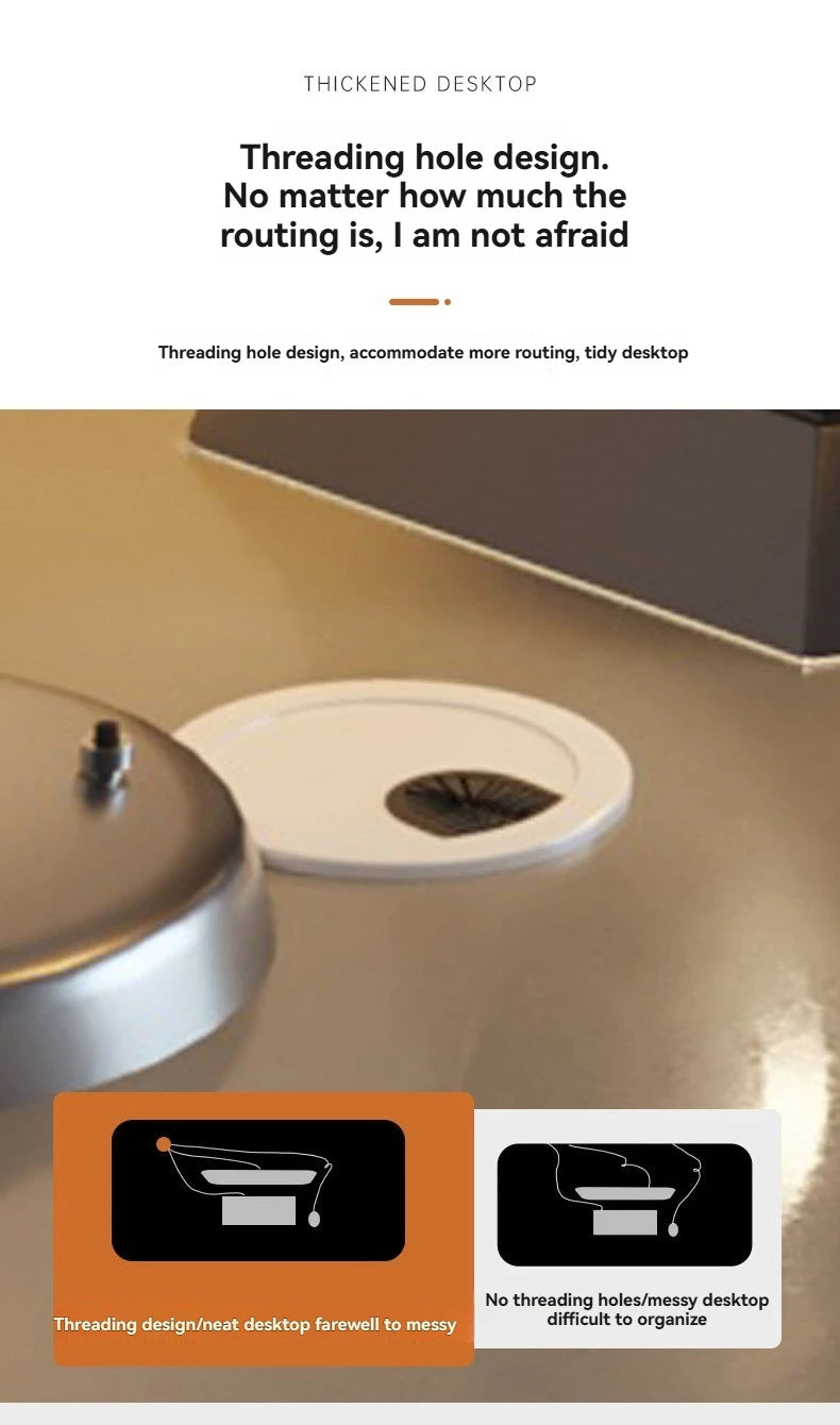 Computertisch, Desktop, Schlafzimmer zu Hause, Schülerlernen, Schreiben, Internet-Netzwerk, roter E-Sport-Schreibtisch, Miethaus, einfaches Büro