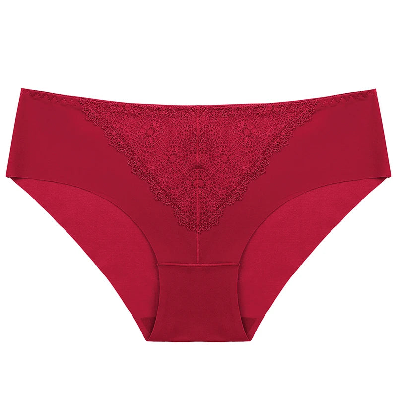 BZEL 10PCS/Set Women's Panties Exquisite Sweet Lace Underwear Sexy Lingerie Silk Satin Briefs Woman Comfort Breathable Underpant.