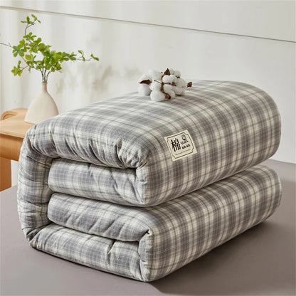 Quilt cotton queen Fall double bed comforters Quilt with cover washable Winter blanket Duvet 220x240 nordic duvet bed 150