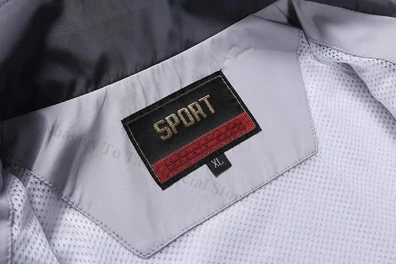 Men Sportswear New Spring Autumn Tracksuit 2 Piece Sets Sports Suit Jacket+Pant Sweatsuit Male Fashion Print Clothing Size L-5XL.