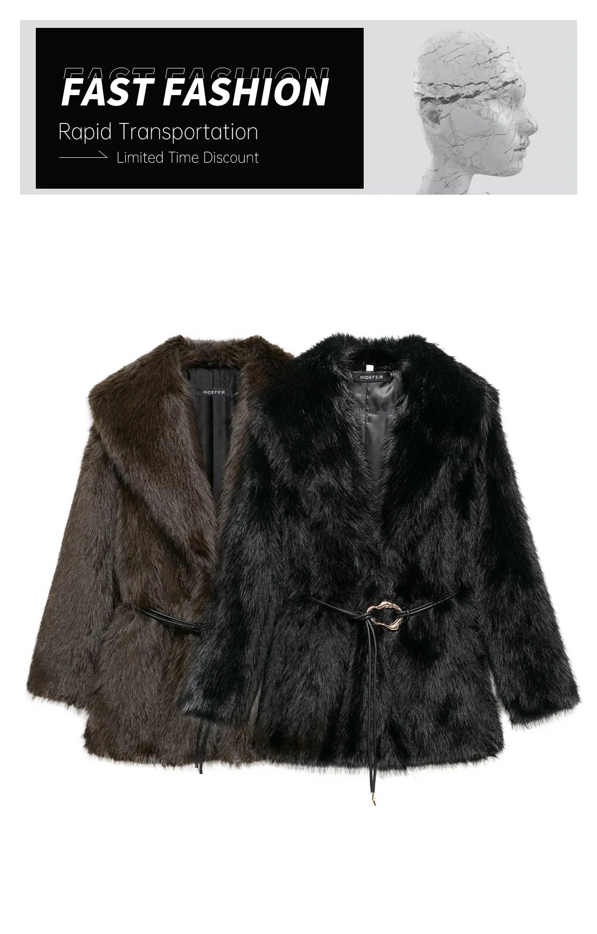 Frauen Gürtel Dekoration Kragen Einfarbig Medium Lange Mantel Herbst/Winter Neue Lange Hülse Lose Mantel