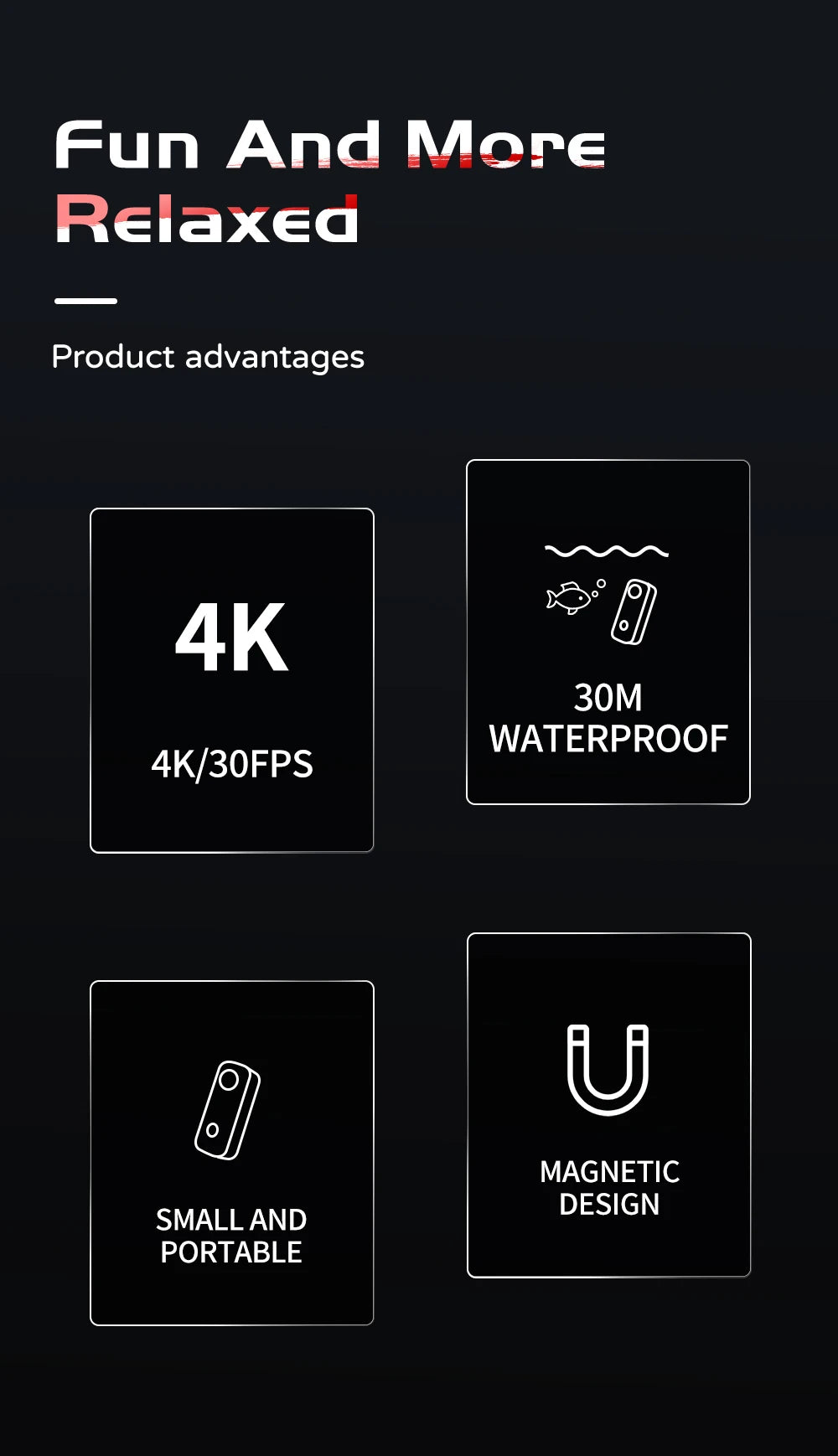 SJCAM C100 Plus Action Cam 4K Electronic Image Stabilization 2.4G WiFi 30M Waterproof With Case Sport Camera Black White.