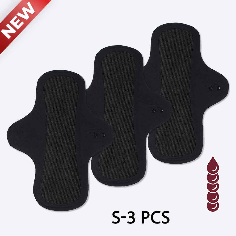 Reusable Menstrual Pads Women Large Washable Seamless Sanitary Napkin Thin No-slip Reusable Sanitary Towel Absorbent Pad Panties.