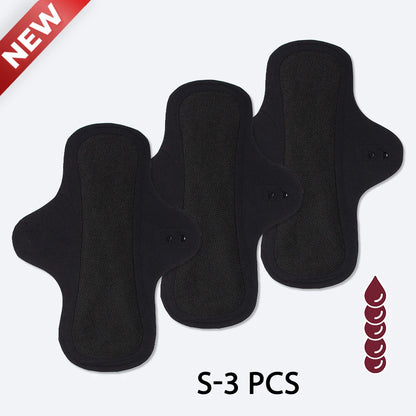 Reusable Menstrual Pads Women Large Washable Seamless Sanitary Napkin Thin No-slip Reusable Sanitary Towel Absorbent Pad Panties.