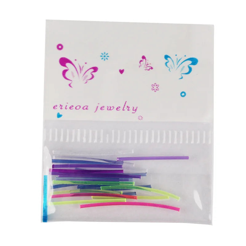 Invisible Plastic Soft Stud Earrings Hypoallergenic Simple Transparent Earring Piercing Retainer Ear Studs Pins Jewelry