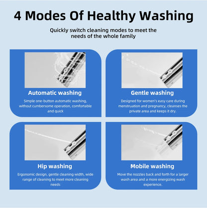 Intelligenter Toilettensitzbezug – wasser- und energiesparend, sofortige Erwärmung, selbstreinigend, LED-Nachtlicht, effizienter, hygienischer Badezimmerdeckel