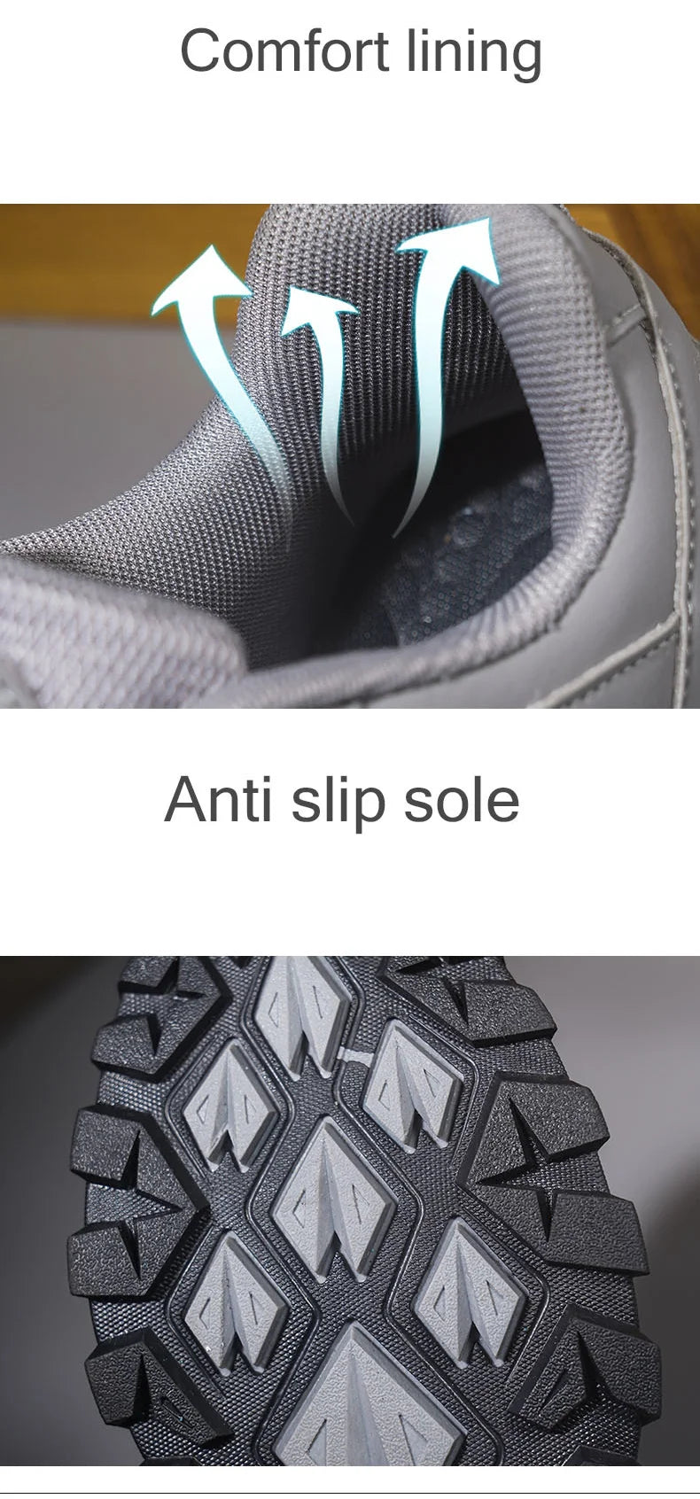 Men‘s Waterproof Hiking Shoes Outdoor Trainers Lace-up Climbing Shoes Women Trekking Sneakers Anti-slip  Tactical Sneaker.