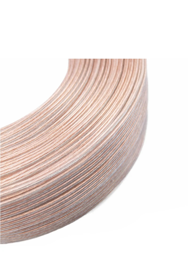 1/5/50M Electrical Wire 2 Pins Transparent Cable 30AWG - 16AWG UL2468 PVC Speakers Audio Headphone LED Strip Lamp Extension Cord.