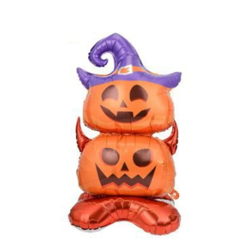 2025 Halloween Große Stehende Ballonbasis Skelett Kürbis Geisterbaum Halloween Aufblasbare Luftballons Partydekorationen Zubehör.