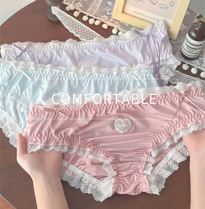 Sexy panties Plus size ropa interior femenina lace lenceria sweet calzones para mujer high elasticity underwear women Lingerie.