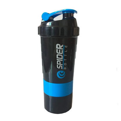 3 Layers Shaker Protein Bottle Powder Shake Cup Water Bottle Plastic Mixing Cup Body Building Exercise Bottle.