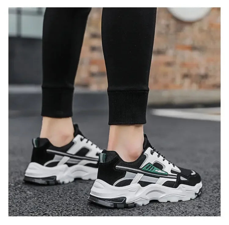 Men's Breathable Mesh Running Sneakers  Running Shoes Outdoor Anti-skid Sports Running Shoes Men Fashion Sports Shoes 2024.