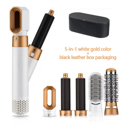 Professional 5-in-1 Hair Dryer Electric Hair Brush For Dyson Airwrap Automatic Hair Curler Straightener Hot Air Comb Home Use.