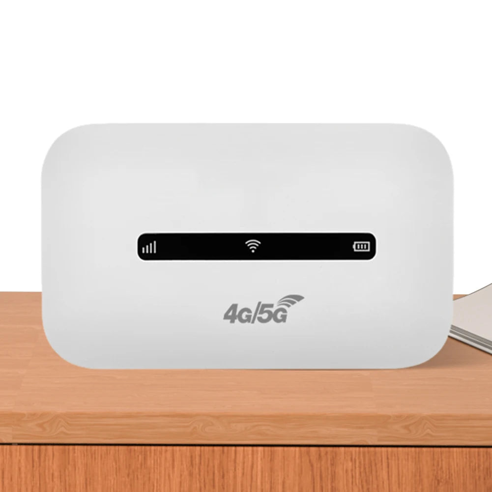 4G LTE Portable WiFi Hotspot Support 8 To 10 Users 150Mbps Wireless Internet Router with SIM Card Slot Pocket Mobile Hotspot.