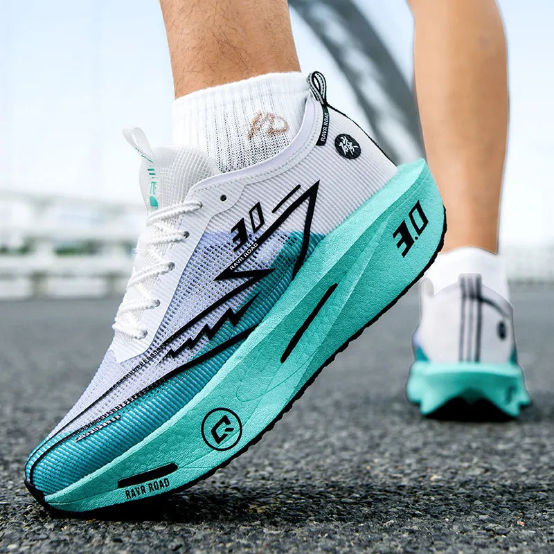 2025 Men Sports Running Shoes Q3 Casual Carbon Plate Marathon Breathable Lightweight Women's Comfortable Nonskid Sneakers.