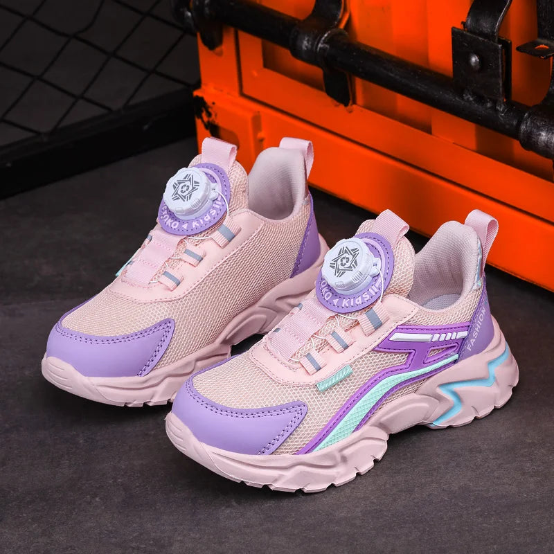 New Children Sports Shoes Boy Sneaker Black Mesh Summer Breathable Kids Casual Shoes Boy Running Tennis Running Sneaker.