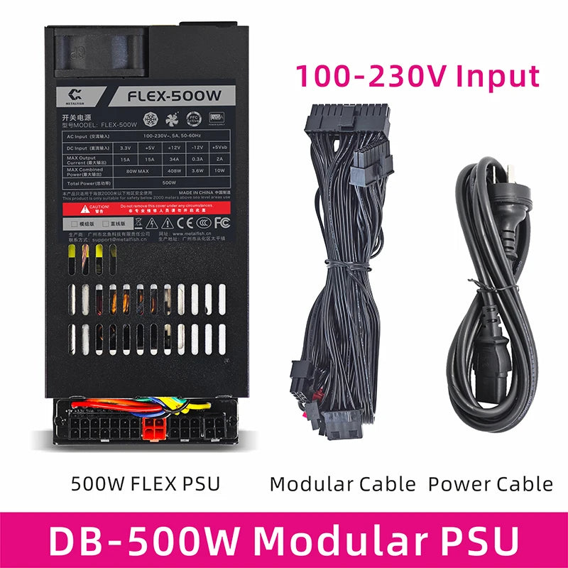METALFISH S3 MINI ITX Case Aluminum 5 Litre PC Gaming Small Chassis With Handle Support RTX3060/13600 Computer Compact A4 Case.