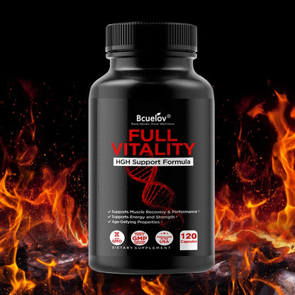 HGH Supplement for Men and Women, Human Growth Hormone Natural Support, Muscle Building, Muscle Growth, Post Workout Recovery.