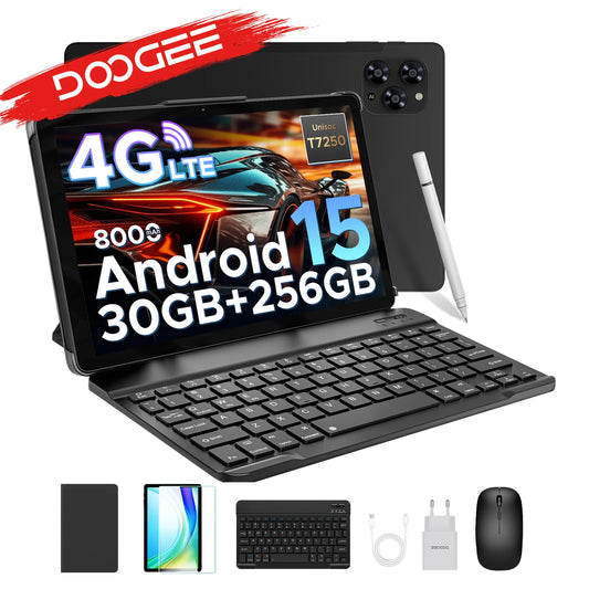 Doogee Tab G6 Tablet Pc 11 Inch Android 15 30Gb Ram(6+24) 256Gb Rom 8000Mah Battery Dual Speakers Support Widevine L1 Tablet Pc.