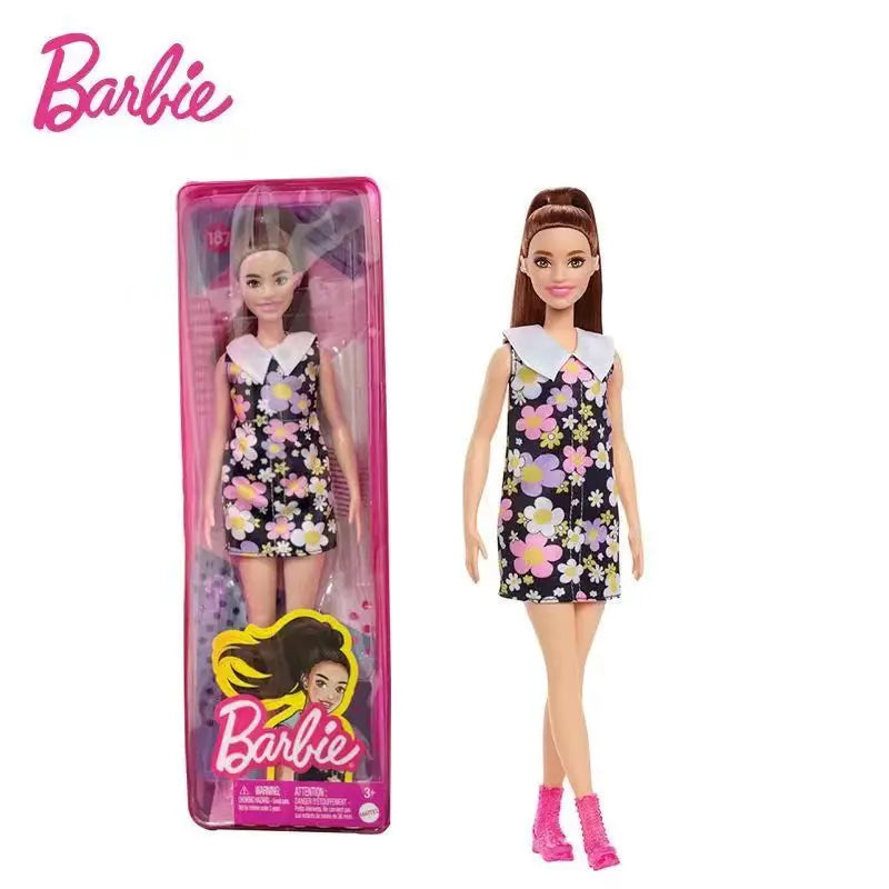 Genuine Barbie Dolls Brand Assortment Fashionista Girl Fashion Doll Princess Toys For Girls Bonecas Barbie Doll Birthday Gifts.