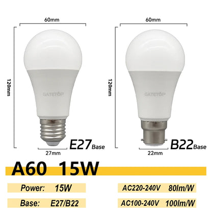 4PCS E27 B22 Basis Led-lampe 8W 18W 20W 24W Lampen Hight Lumen AC220V 230V 110V Licht Lampen für Home Derection Wohnzimmer Beleuchtung