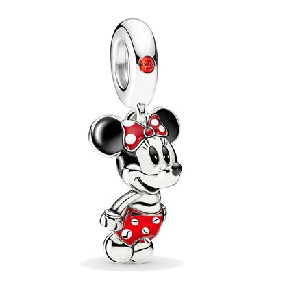 New fashion 100% S925 sterling silver Disney All-Star pendant beads, suitable for the original Pandora bracelet, women's fashion
