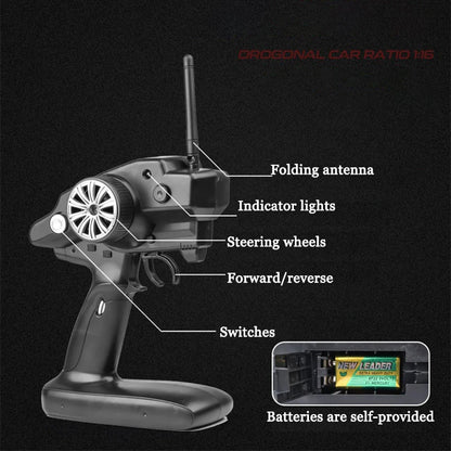 1: 10 4wd 70km/H Remote-Controlled Drifting Car Drifting Wheel Anti-Collision Off-Road Racing Car Remote-Controlled Off-Road.