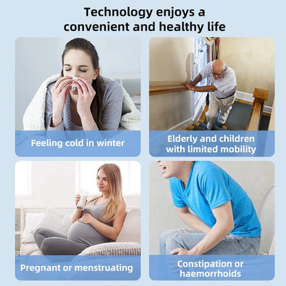 Intelligenter Toilettensitzbezug – wasser- und energiesparend, sofortige Erwärmung, selbstreinigend, LED-Nachtlicht, effizienter, hygienischer Badezimmerdeckel