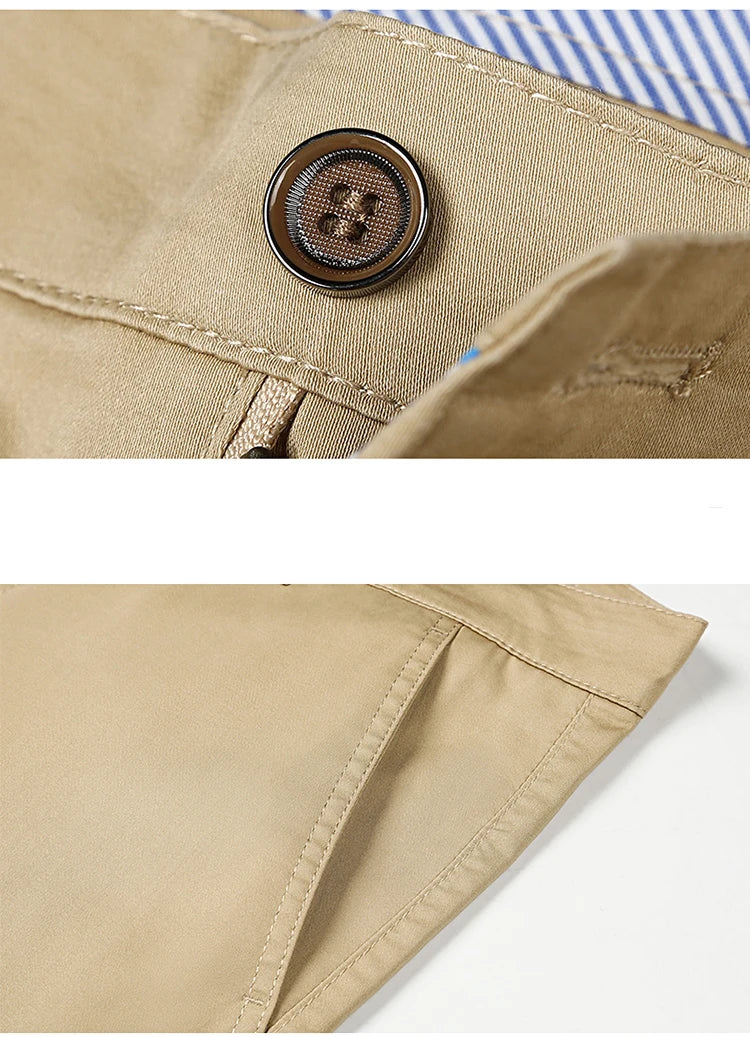 Spring Summer Thin Business Casual Pants Mens Straight Stretch Korean Classic Office Trousers Fashion Male Clothing Size 28-40.