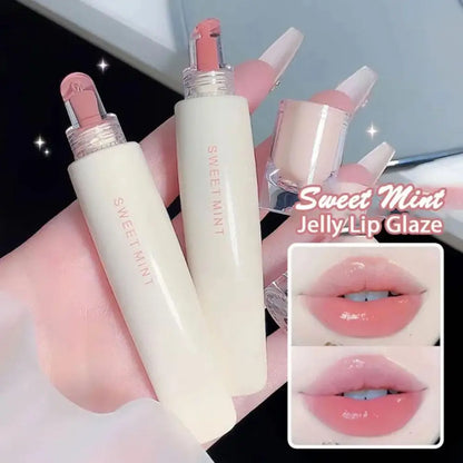 Mirror Dyeing Lip Gloss Moisturizer Liquid Lipstick Waterproof Long Lasting Red Lip Tint Korean Makeup Cosmetic.