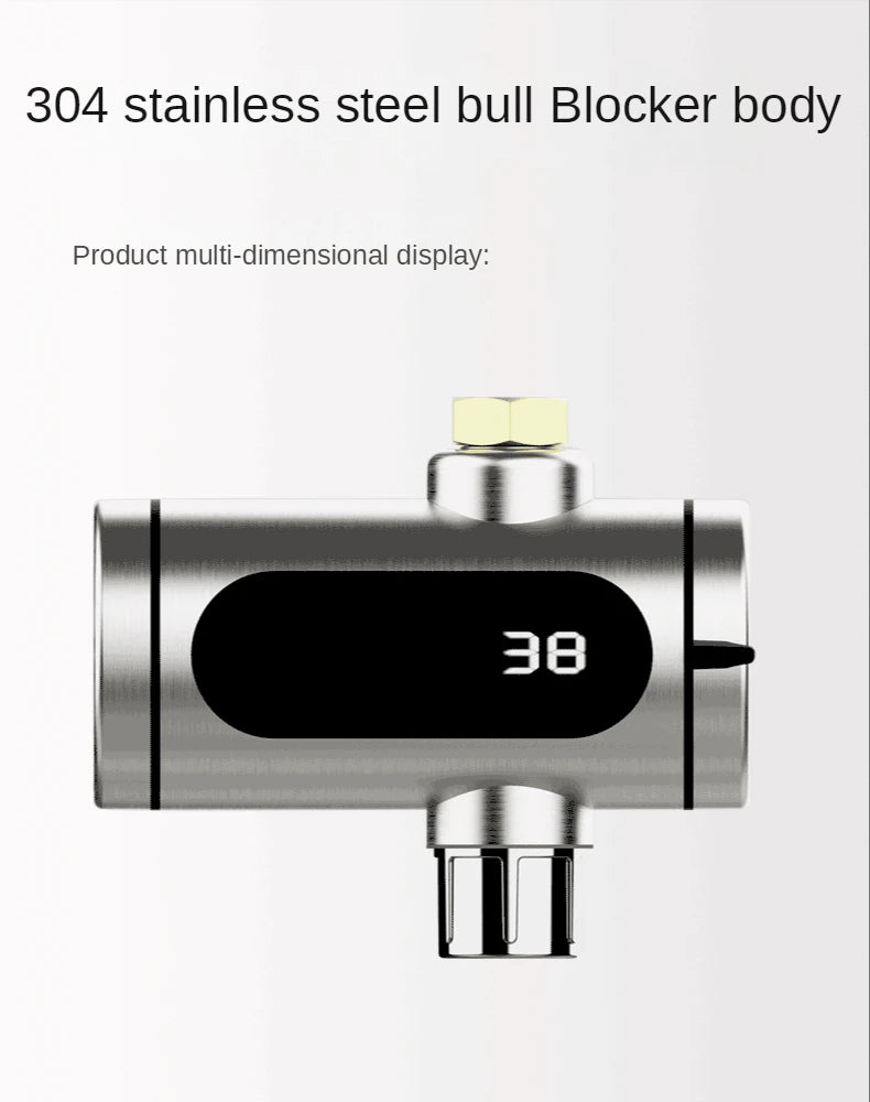 2025 New Kitchen stainless steel electric hot water faucet instant hot heating faucet water heater hot and cold.