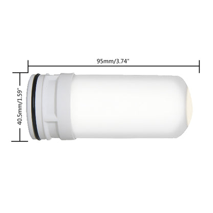 4 Pieces Replacement Inner Ceramic Filter Cartridge for Household Tap Faucet Water Practical and Convenient Durable Gift