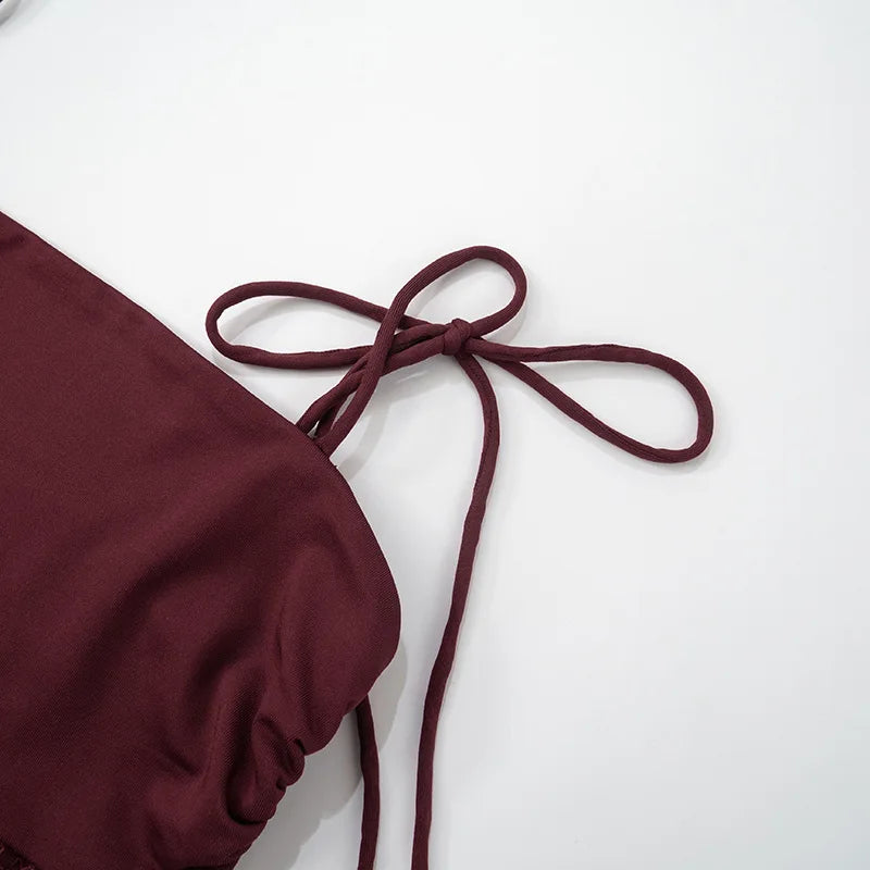 Elegante Spitzen-Maxikleider für Frauen 2022, sexy Spaghettiträger, Patchwork, Feiertage, Partykleid, Sommer, rückenfrei, langes Kleid