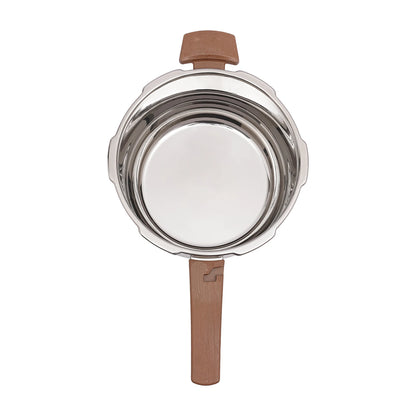 7L 24cm 80kPa Stainless Steel Pressure Cooker Beige Pressure Cooker For Cooking Kitchen Pot For Homes Fast Restaurants Hotels.