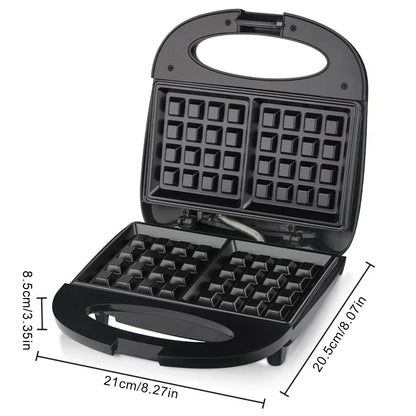 Mini Waffle Maker Sandwich Machine Cake Maker Nonstick Electric Baking Pan Multi Functional Dessert Breakfast Machine.