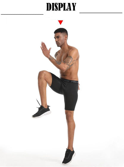 1 stücke männer Sport Leggings Unterwäsche Shorts Basketball Schnell trocknend Running Training Leichtathletik Stretch Fitness Hosen