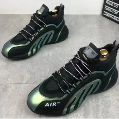 Sneakers Men Fashion  Casual Lightweight Breathable Running Shoes Men Sneakers Lace-up Platform Sneakers Footwear Zapatos Hombre.