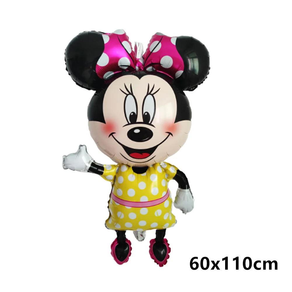Mickey Minnie Folienballon Mickey Mouse Luftballons Minnie Geburtstag Party Dekor Kinderspielzeug Babyparty Ball Kinder Cartoon Geschenk