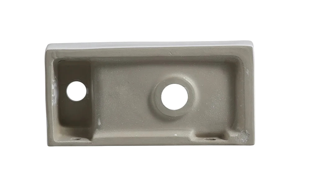 Mini Wandbehang Waschbecken Balkon ultra schmale Waschbecken Keramik Plattform Waschbecken Home Schlafzimmer Wand waschbecken